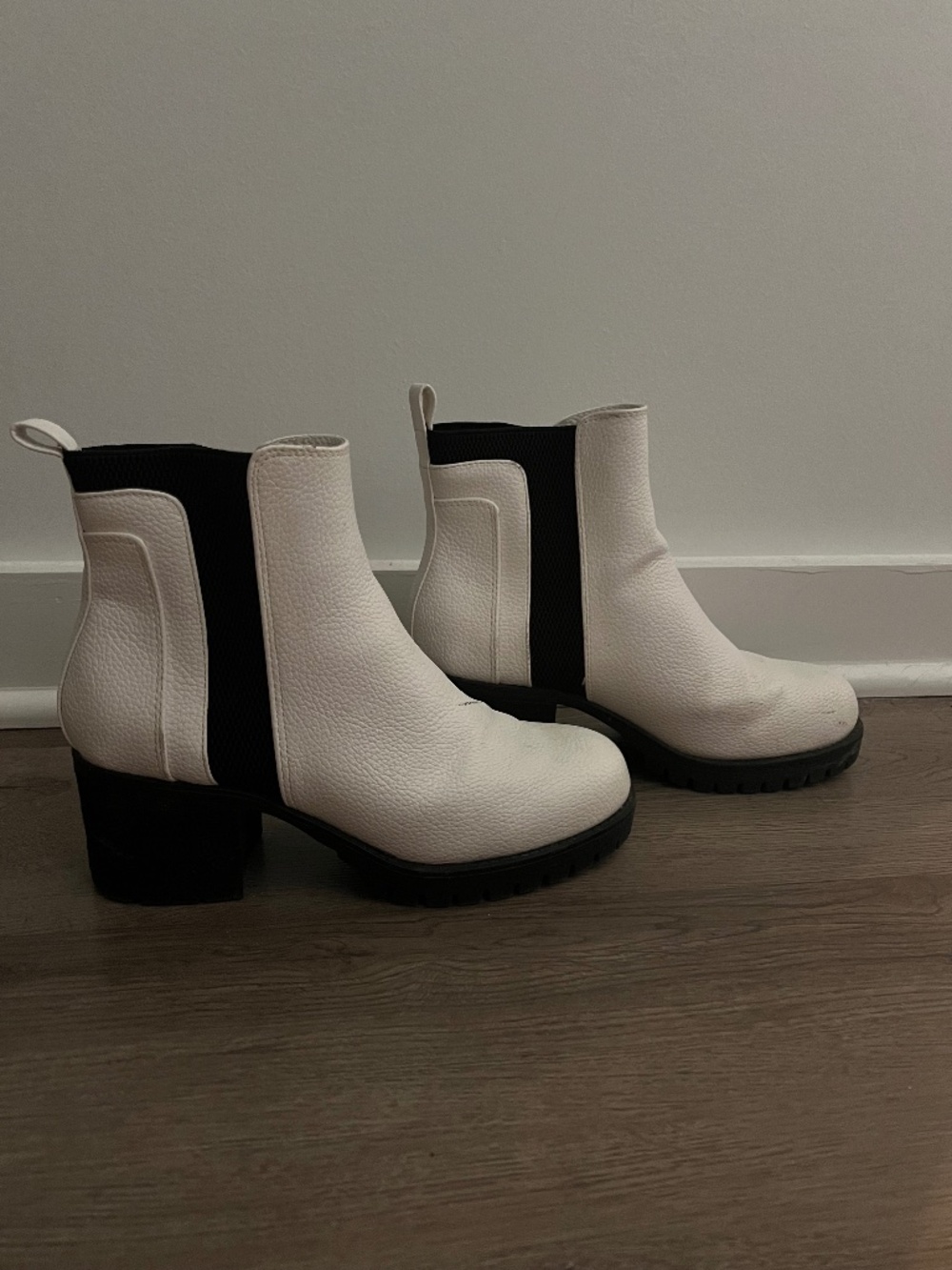 White Heeled Boots